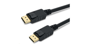 PREMIUMCORD DisplayPort 1.3/1.4 přípojný kabel M/M, zlacené konektory, 1.5m