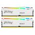 KINGSTON DIMM DDR5 32GB (Kit of 2) 6000MT/s CL30 Non-ECC FURY Beast RGB XMP, Bílá