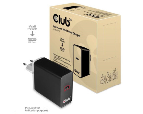 Club3D Nabíječka USB Typ C, 27 W