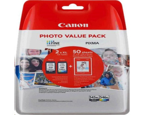 Canon CARTRIDGE PG-545XL/CL-546XL-fotopapír GP 501 multipack pro Pixma MG a Pixma TS 305, 3150, 3151 (400 str.)