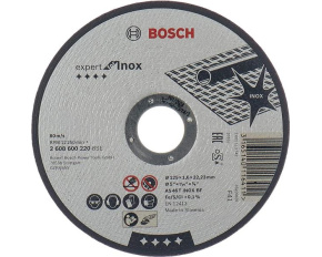 BOSCH dělicí kotouč rovný Expert for Inox, AS 46 T INOX BF, 125 mm, 1,6 mm