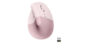 Logitech Lift Vertical Ergonomic Mouse for Business, Pink