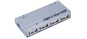 PREMIUMCORD USB 2.0 hub 4 porty s externím napájením