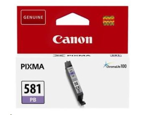 Canon CARTRIDGE CLI-581XL foto modrá pro PIXMA TS615x, TS625x, TS635x, TS815x,TS825x, TS835x, TS915x (241str.)