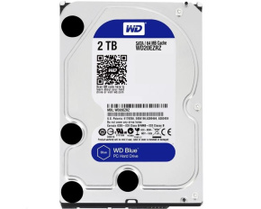 WD BLUE WD20EARZ 2TB, SATA III 3.5", 64MB 5400RPM, 185MB/s, CMR