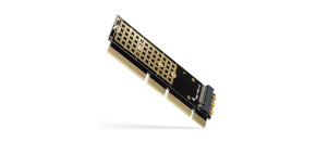 AXAGON PCEM2-1U, PCIe x16/x8/x4 - M.2 NVMe M-key slot adaptér, 1U