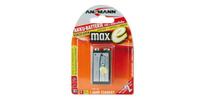 Baterie - Ansmann maxE 9V-E block NiMH 9V 200mAh