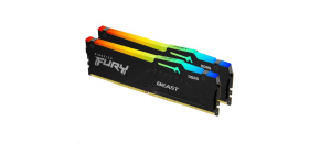 KINGSTON DIMM DDR5 64GB (Kit of 2) 6000MT/s CL36 FURY Beast RGB EXPO