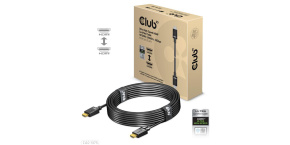 Club3D Ultra Rychlý HDMI™ Certifikovaný, 4K120Hz 8K60Hz 48Gbps M/M 5m/16.4ft, 28 AWG