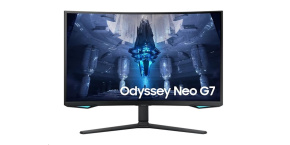 SAMSUNG MT LED LCD Gaming Monitor 32" Odyssey G7 Neo - Quantum Matrix Tech. (mini LED), 4K, Prohnutý 1000R, 3,440x1440