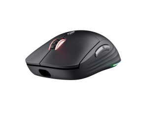 TRUST myš GXT926 Redex II Gaming Mouse, Bezdrátová, laserová, RGB, černá