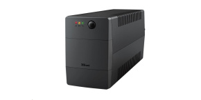 TRUST UPS Paxxon 800VA UPS with 2 standard wall power outlets