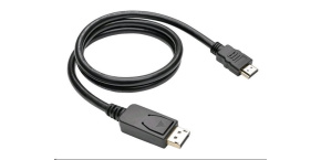 C-TECH kabel DisplayPort/HDMI, 3m, černý