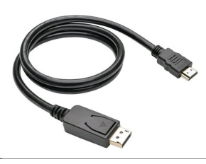 C-TECH kabel DisplayPort/HDMI, 3m, černý