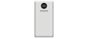 ADATA PowerBank P20000QCD - externí baterie pro mobil/tablet 20000mAh, 2,1A, bílá (74Wh)