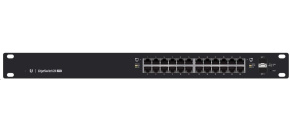 UBNT EdgeSwitch ES-24-250W [26Gbps, 250W, aktivní (802.3af/at) i pasivní (24V) PoE, 2xSFP, L2/L3]