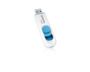 ADATA Flash Disk 16GB C008, USB 2.0 Classic, bílá