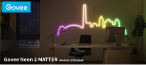 Govee Neon MATTER LED rohová lišta 5m - RGBIC