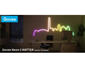 Govee Neon MATTER LED rohová lišta 5m - RGBIC