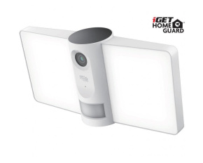 iGET HOMEGUARD HGFLC890 - Wi-Fi venkovní IP FullHD kamera s LED osvětlením, bílá