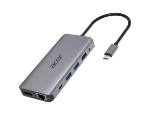 ACER 12v1 Type C dongle: 2 x USB3.2, 2 x USB2.0, 1x SD/TF, 2 x HDMI, 1 x PD, 1 x DP, 1 x RJ45, 1 x 3.5 Audio