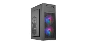 EUROCASE skříň ML N6-530B, Midi Tower, 2x USB 3.0, 2x audio, bez zdroje