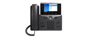 Cisco CP-8861-3PCC-K9=, VoIP telefon, 10line, 2x10/100/1000, 5" displej, Wi-Fi, Bluetooth, 2xUSB, PoE