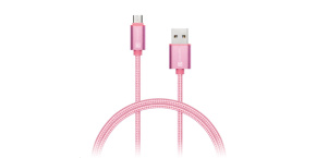 CONNECT IT Wirez Premium Metallic micro USB - USB, rose gold, 1m