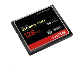 SanDisk Compact Flash 128GB Extreme Pro (160MB/s) VPG 65, UDMA 7