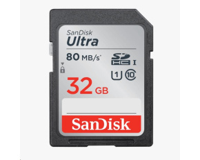 SanDisk SDHC karta 32GB Ultra (100MB/s Class 10 UHS-I)