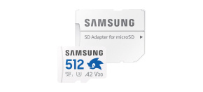 Samsung micro SDXC karta 512GB PRO Plus 'Sonic the Hedgedog™' + SD adaptér