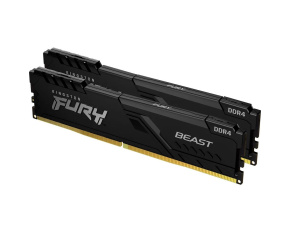 KINGSTON DIMM DDR4 32GB (Kit of 2) 3733MT/s CL19 1Gx8 FURY Beast Černá