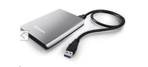 VERBATIM Externí HDD 1TB Store 'n' Go USB 3.0 , stříbrný