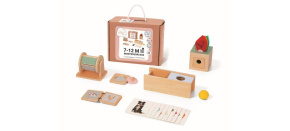 Sada montessori hraček pro miminka 7–12 měsíců - edukativní box