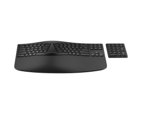 HP 960 Black Ergonomic Wireless Keyboard - bezdrátová ergonomická klávesnice CZ/SK