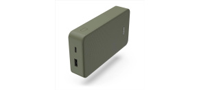 Hama Colour 20, powerbanka 20000 mAh, 3 A, výstup: USB-C, USB-A, zelená