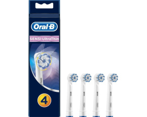 Oral-B Sensitive wymienne główki, 4 sztuki, białe