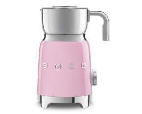 BAZAR - Smeg MFF11PKEU, napěňovač mléka, 500 W, 600 ml, horká čokoláda / mléko, lehká pěna, růžový - opraveno