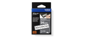 BROTHER TZESE5 - kazeta TZ šířky 24mm, laminovaná TZE-SE5, bílá plombovací páska