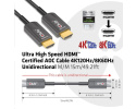 Club3D Kabel HDMI, Ultra Rychlý HDMI™ Certifikovaný AOC Cable, 4K120Hz/ 8K60Hz (M/M), 15m