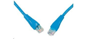 Solarix Patch kabel CAT5E UTP PVC 1m modrý snag-proof C5E-114BU-1MB