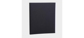 Focus Base Line Canvas Ringbinder Black