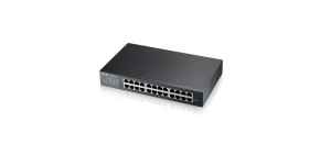 Zyxel GS1915-24E, 24-port GbE Smart hybrid mode Switch, standalone or NebulaFlex Cloud, rackmount, fanless