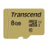 TRANSCEND MicroSDHC karta 8GB 500S, UHS-I U1 + adaptér