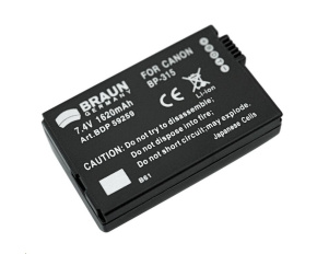 Braun akumulátor CANON BP-315, 1620mAh