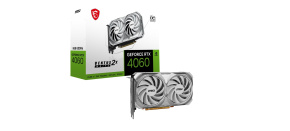 MSI VGA NVIDIA GeForce RTX 4060 VENTUS 2X WHITE 8G OC, 8G GDDR6, 3xDP, 1xHDMI