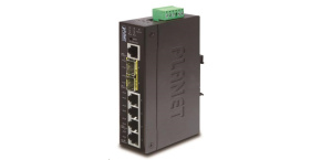 Planet switch IGS-5225-4T2S, průmyslový 4x10/100/1000T, 2x100/1000X SFP, -40~+75°C