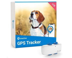 Tractive GPS DOG 4 LTE – sledování polohy a aktivity pro psy - bílá