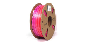 GEMBIRD Tisková struna (filament) PLA, 1,75mm, 1kg, silk rainbow, červená/fialová