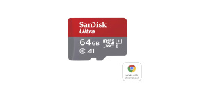 SanDisk MicroSDXC karta 64GB Ultra pro Chromebook (R:160/W:260 MB/s, UHS I, C10, A1)